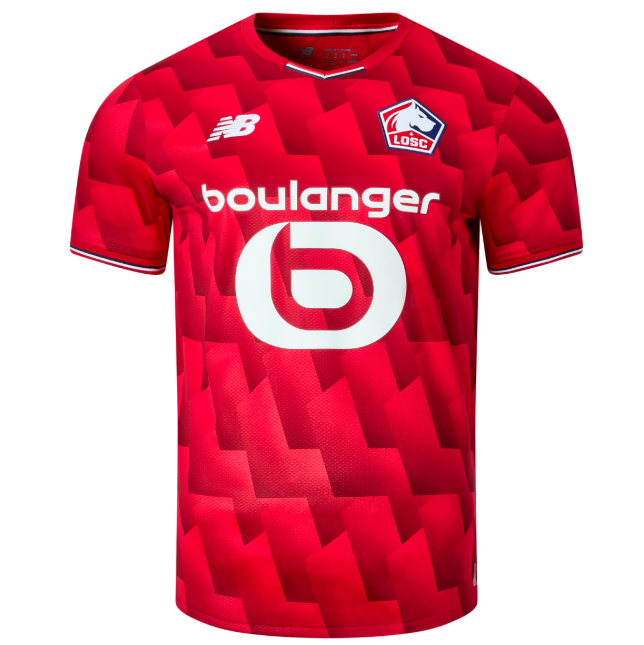 2025-26 Lille Home Soccer Jersey Shirt